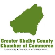 Green county map logo with organization name