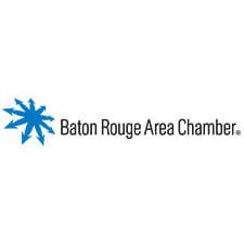 Blue starburst Baton Rouge Area Chamber logo